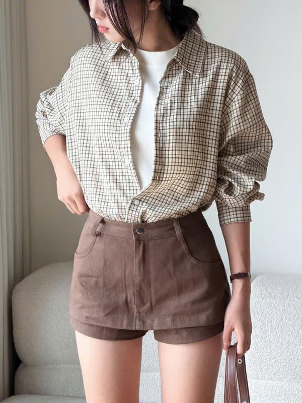 Quần Váy Kaki Chất Vải Jean Dày Dặn Dáng Ngắn Miho House | BigBuy360 - bigbuy360.vn Quần Váy Kaki Chất Vải Jean Dày Dặn Dáng Ngắn Miho House | BigBuy360 - bigbuy360.vn