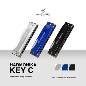 MANDALIKA Harmonica 10 Holes Key C Original