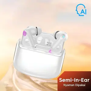 AI TWS  Original Air TWS Headphone Nirkabel Earphone Bluetooth Untuk iPhone 16 15 14 13 Pro Max Mini Headset Earbud Aksesoris