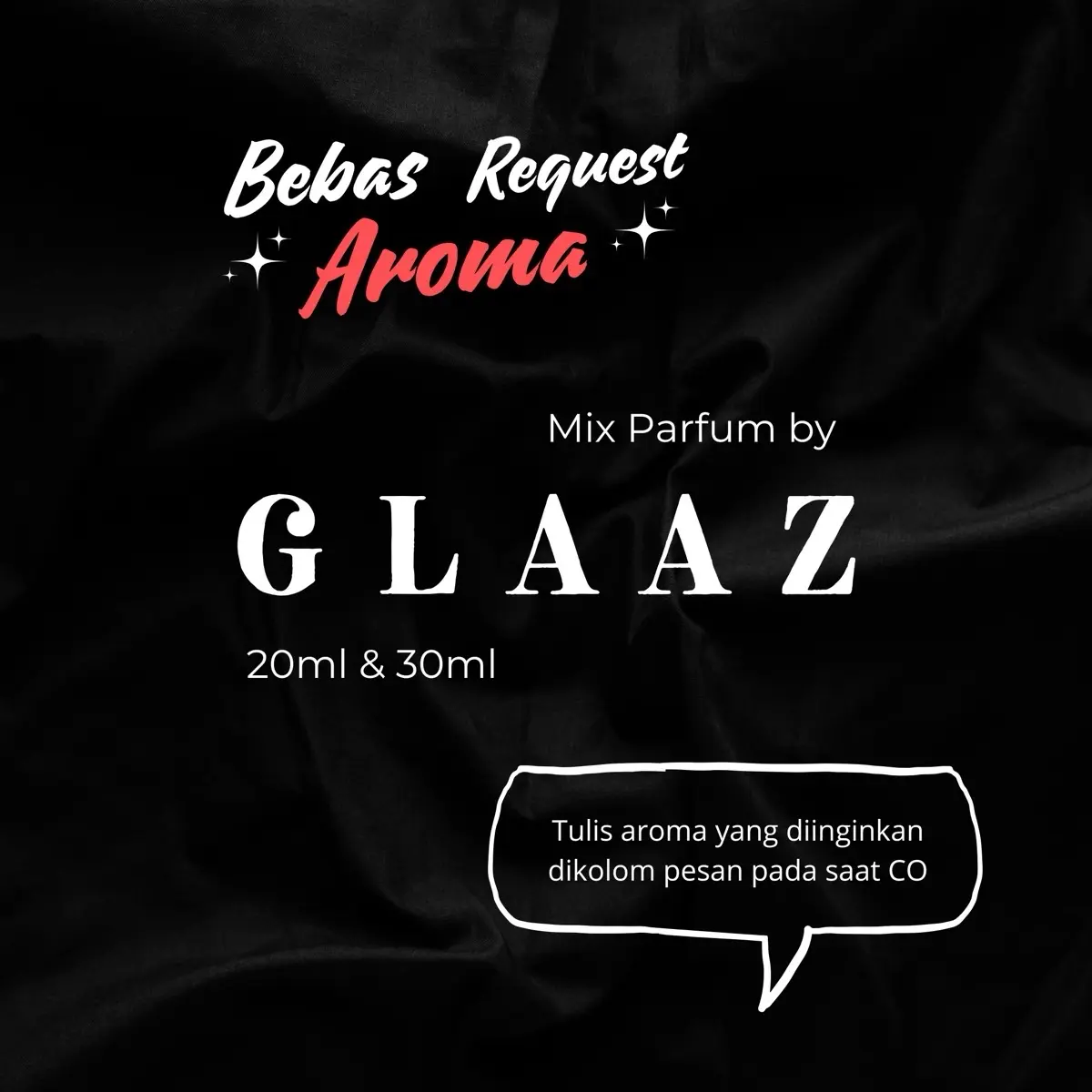 Glaaz Parfum - Spesial Bebas Request Aroma - Parfum All Varian