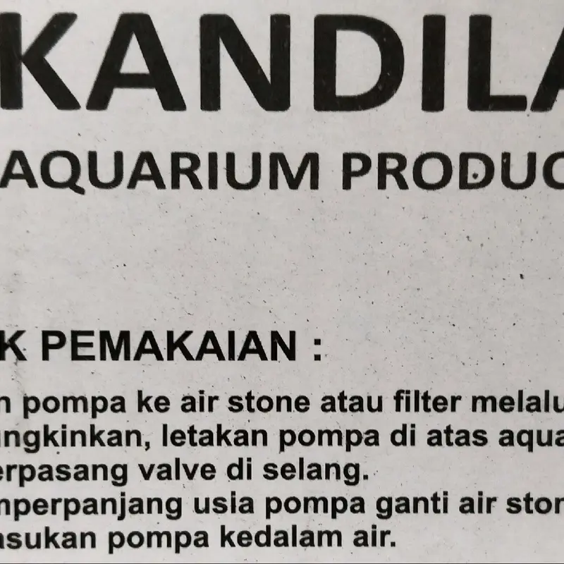 AirPump pompa udara KANDILA Lubang-1 3