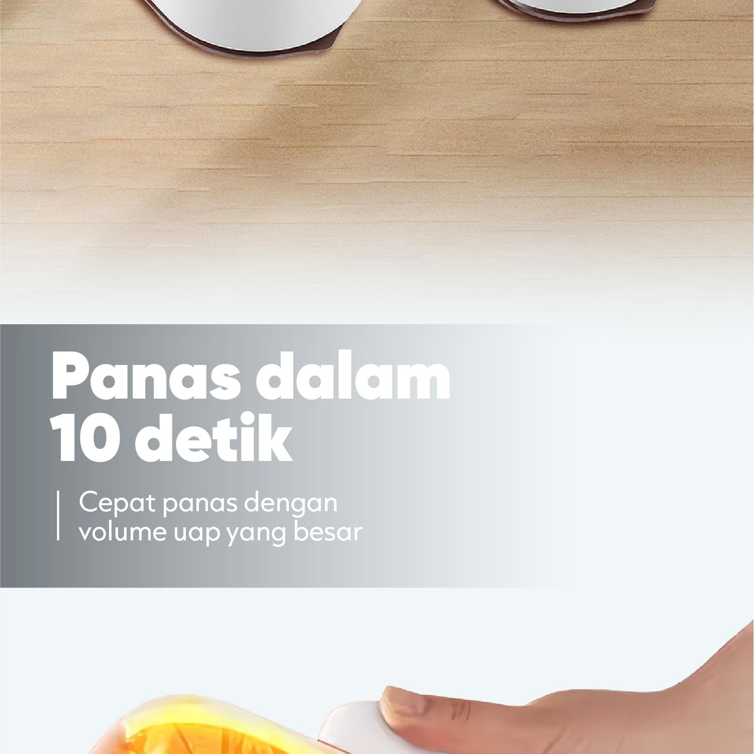 Pandaoma Setrika Uap Vulga Setrika 2in1 Setrika Mini Setrika Portable Cepat Panas