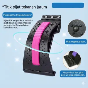 【Bantuan Olahraga】Papan Lumbar, Alat Regangan Lumbar Versi Upgrade | Alat Bantuan Postur Olahraga