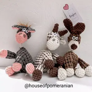 Mainan anjing kucing squeaky rope toys dog cat bunyi plush doll