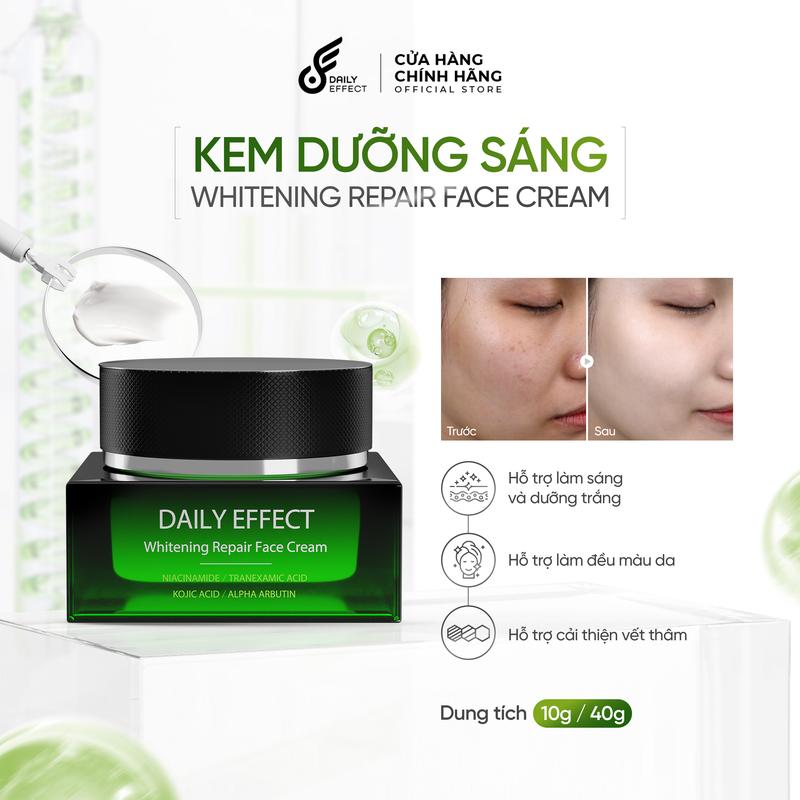   Kem Dưỡng Sáng Da & Đều Màu Da  DAILY EFFECT Daily Face Cream  10g + 40g  
