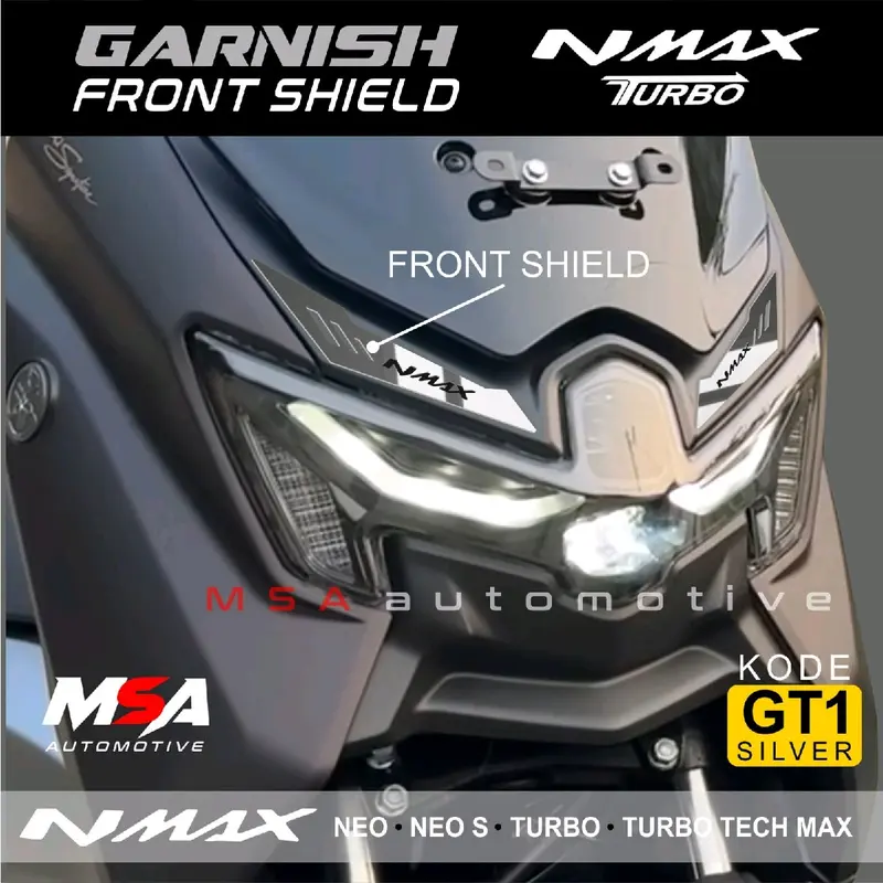 garnish motor aksesoris front shield nmax turbo Motor Motorcycle 0