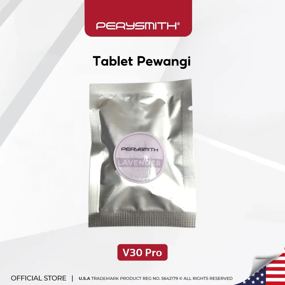 PerySmith Aromatherapy Tablet Wangi Penyegar Udara V30 Pro Tablet Pewangi Pewangi Refill