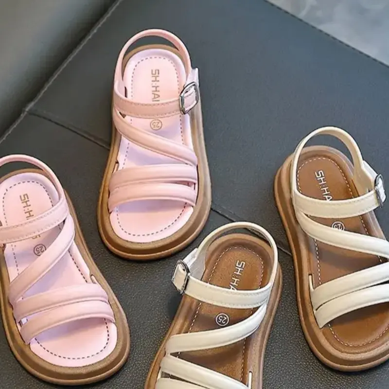 ZOOMKIDS YNTX223 Sandal Anak Fashion Balita Sandal Putih Soft Premium Strap PVC Breathable Versatile Nyaman Len 1