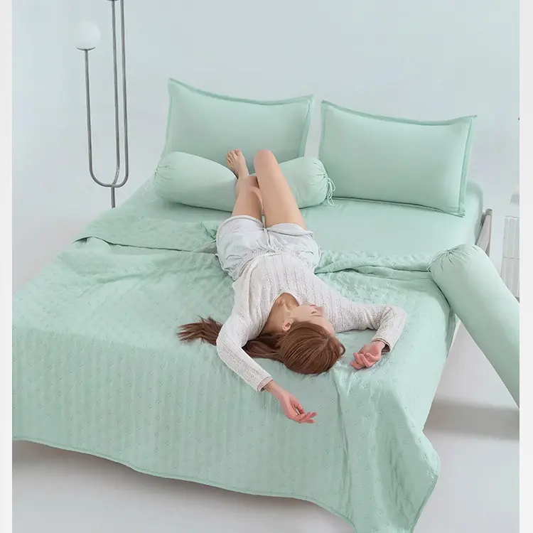 Series Bed Cover ONLY Selimut Tidur Lembut Motif Polos Soft Washable BEST SELLER - ZHB 4