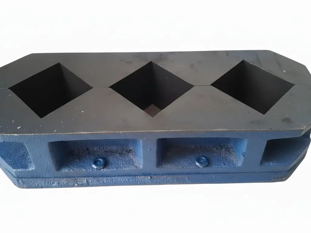Cetakan Beton Mortar Treegang Besi Cor 5x5x5 cm – Mold Kuat Tekan Mortar Standar ASTM & SNI