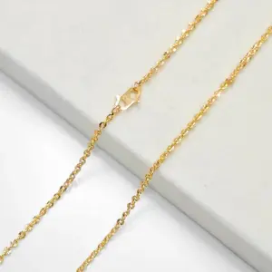 Kalung Wanita Dewasa Model Nuri Motif Emas 18k 45cm