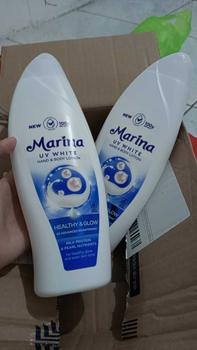 Product Review of Marina Hand Body Lotion UV White - Healthy & Glow [460 ml / 2 pcs] Exp : 09.2027 - Mencerahkan Kulit from N**9 2