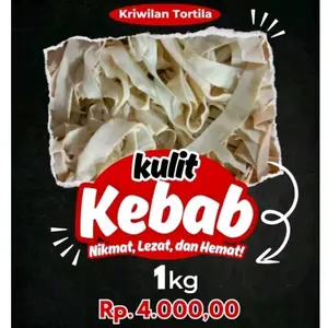 CAMILAN MURAH Potongan Tortila 2KG Kriwilan kulit kebab premium produk tamma food enak gurih murah