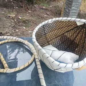 Pear Standar Ayunan Gantung Rotan Sintetis Premium Aozora
