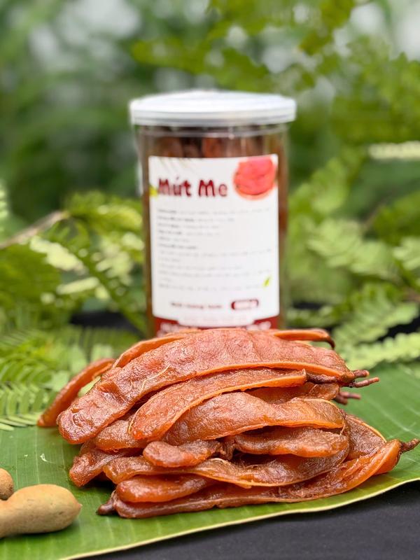  Mứt Me Nguyên Trái Không Hạt Chua Chua Ngọt Ngọt Hủ 500g - Snack 