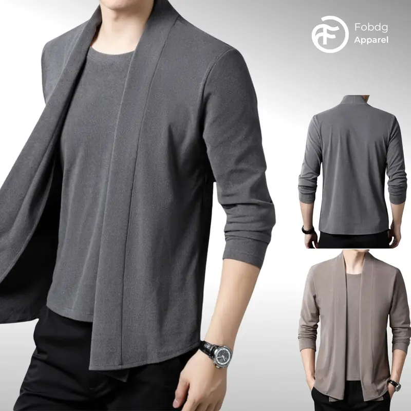 Paket Pcs Kaos Lengan Panjang Cardigan V-neck Atasan Rajut