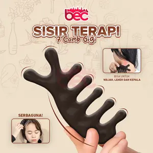 [BEC] Sisir Terapi 7 Comb Gigi – Pijat Relaksasi & Kecantikan | Sisir Pijat Titik Akupuntur | Kepala Pijat Kesehatan Sikat Meridian Kulit Kepala