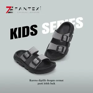 Sandal Anak Pria Model Gesper Dua Terbaru Anti-Slip