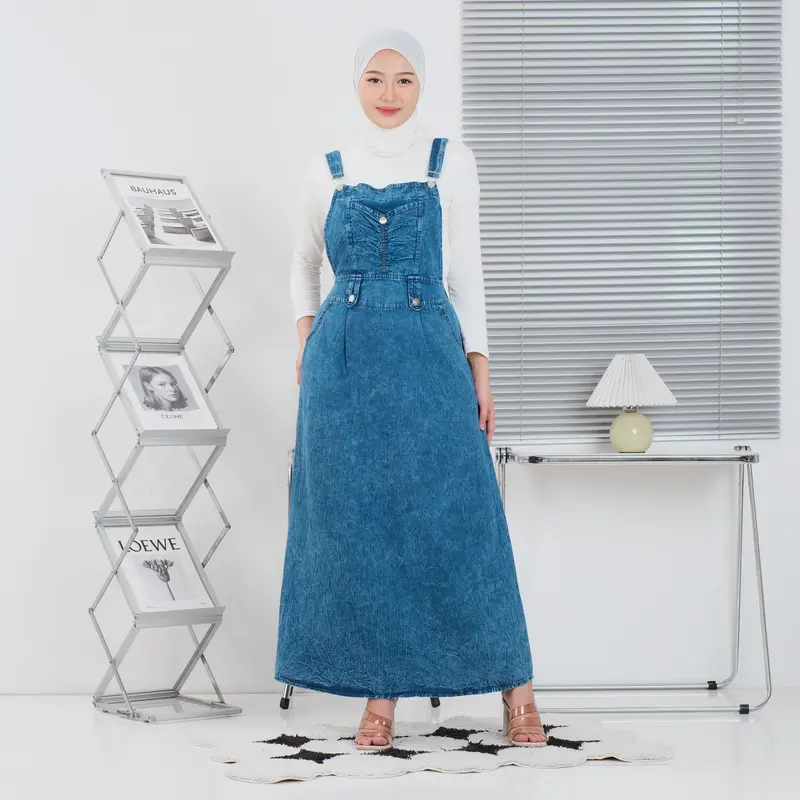 OVERALL ROK JEANS WANITA TERBARU 4