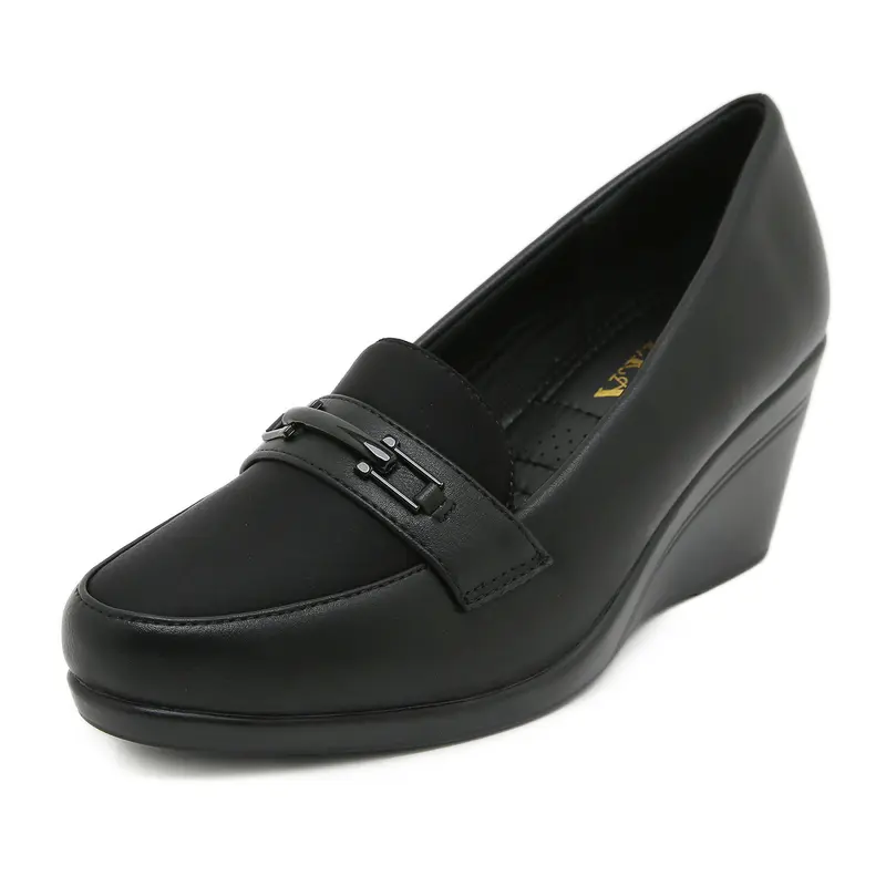 Bozka sepatu wanita pansus MT30 full busa wedges 6cm Shoes Heels 2