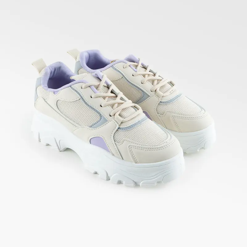 ANOTHER By URBAN&CO Sneakers Yeri Sepatu Wanita Casual dengan Detail Stripe Berwarna - Sport 2