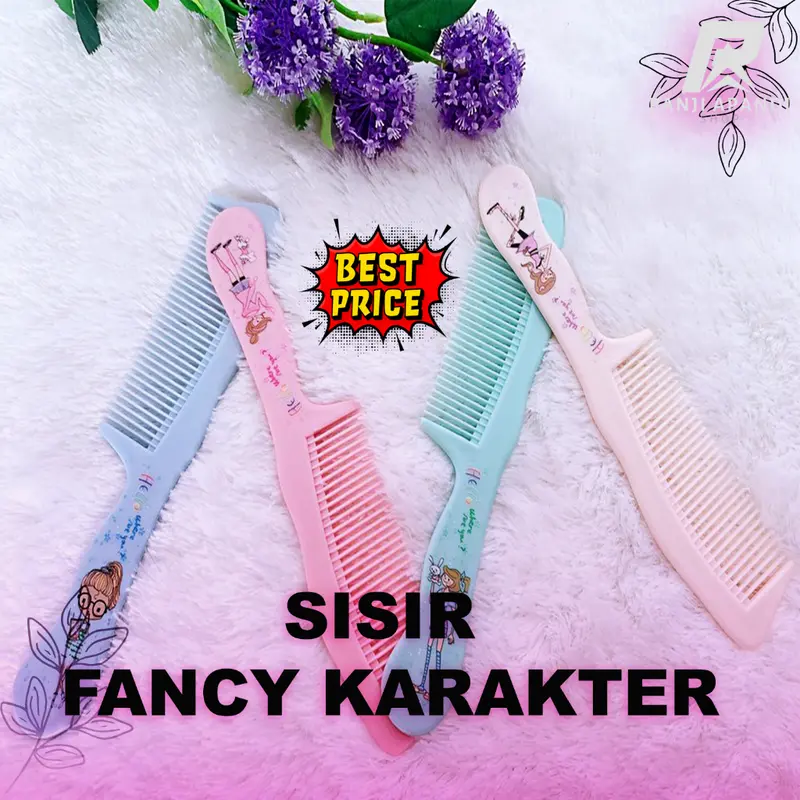 [ORIGINAL] SISIR FANCY KARAKTER / SISIR RAMBUT KARAKTER / HAIR COMB 3