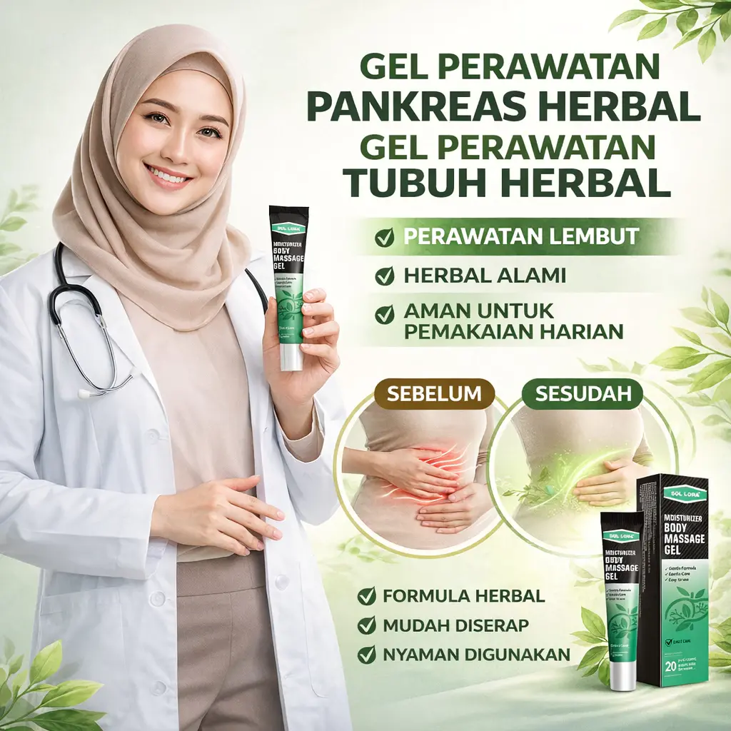 【Beli 1 Gratis 1】Barang spot Greenvibes Gel Herbal Perawatan Tubuh – Mendukung Kesehatan & Gula Darah