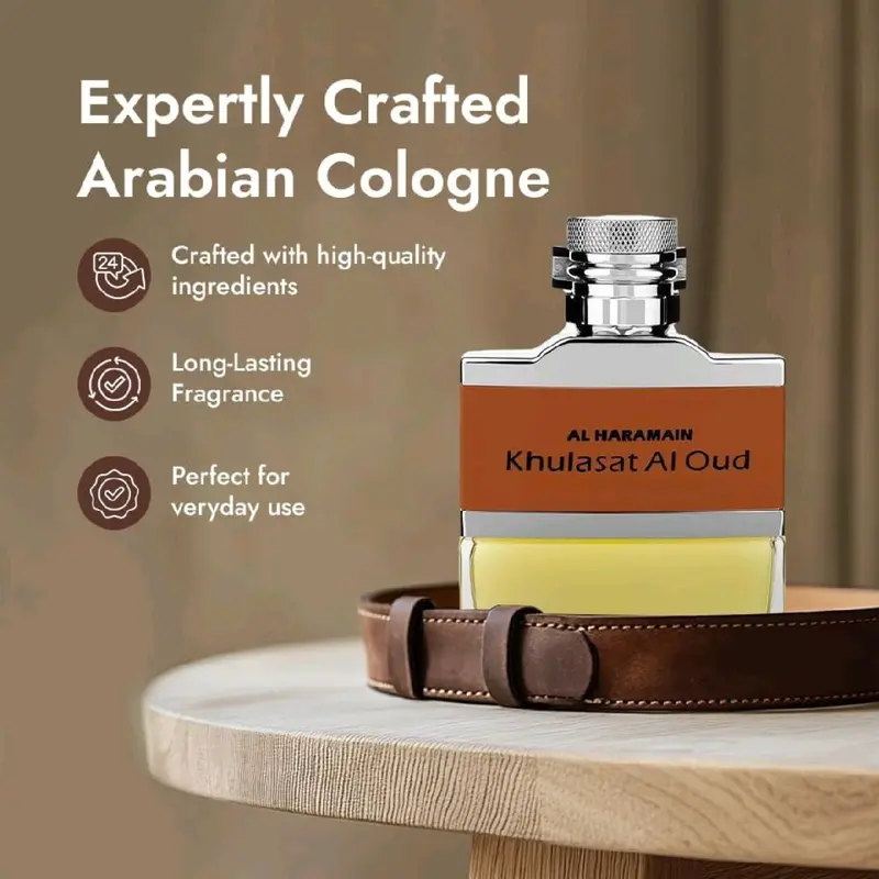 Parfum Unisex Al Haramain Khulasat Al Oud EDP Original 5