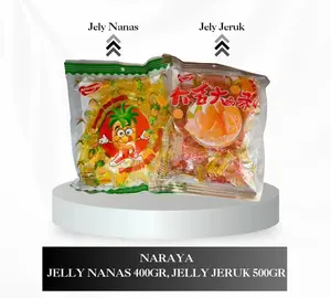 JELLY JERUK 500GR & NANAS 400GR MANDARIN NARAYA / JELLY NANAS / JELLY JERUK
