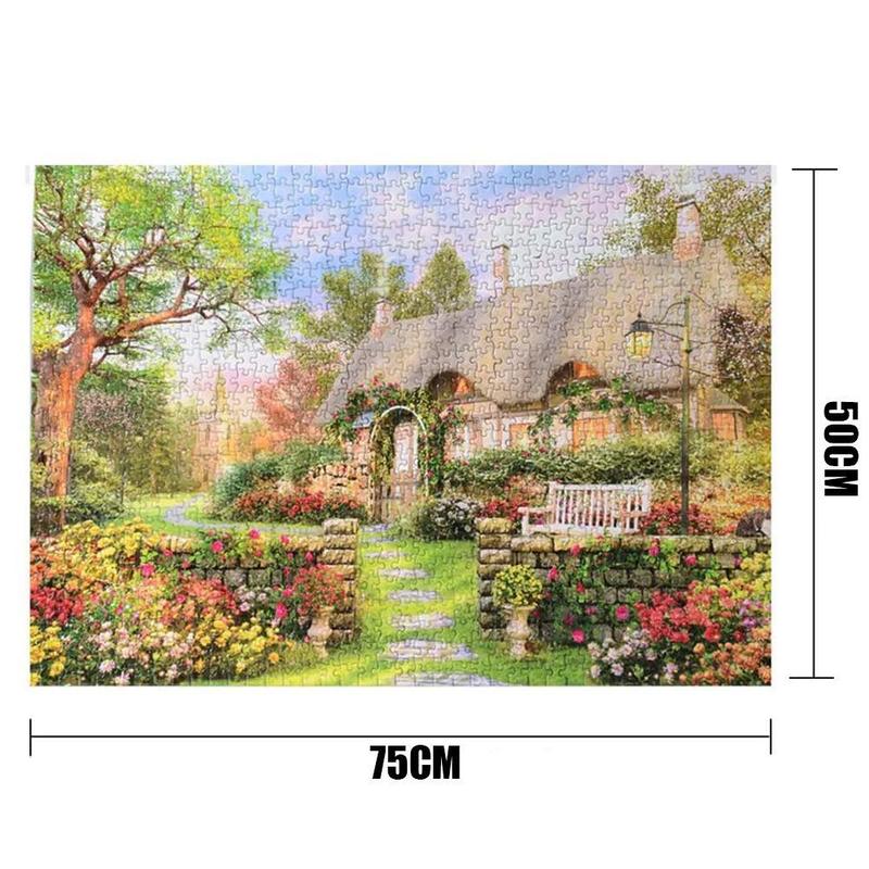 Product Introduction of 1000pcs Adult Large Jigsaw Puzzle Frame Kids Teenager Game Toy Gift 16