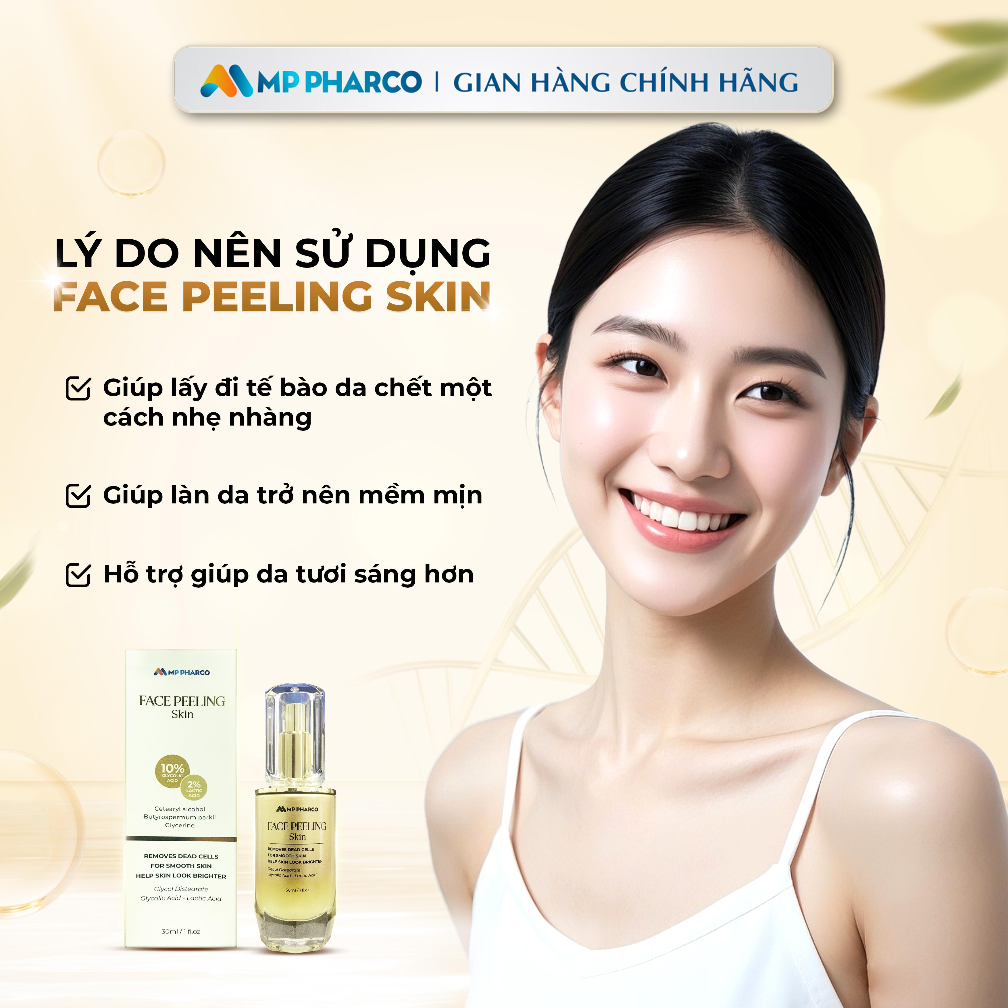 K61 FACE PEELING Skin ,Peel da MP Pharco thế hệ mới không bong ,hỗ trợ cải thiện lỗ chân lông ,hỗ trợ làm sáng da Skincare