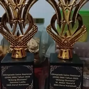 Piala Trophy Mini Tatakan Figur Tinggi 30cm - Piala Satuan Plastik