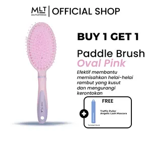 [GRATIS HADIAH] Milittle Things Paddle Brush - Sisir Rambut Lembut | Anti Kusut & Rontok | Untuk Semua Jenis Rambut