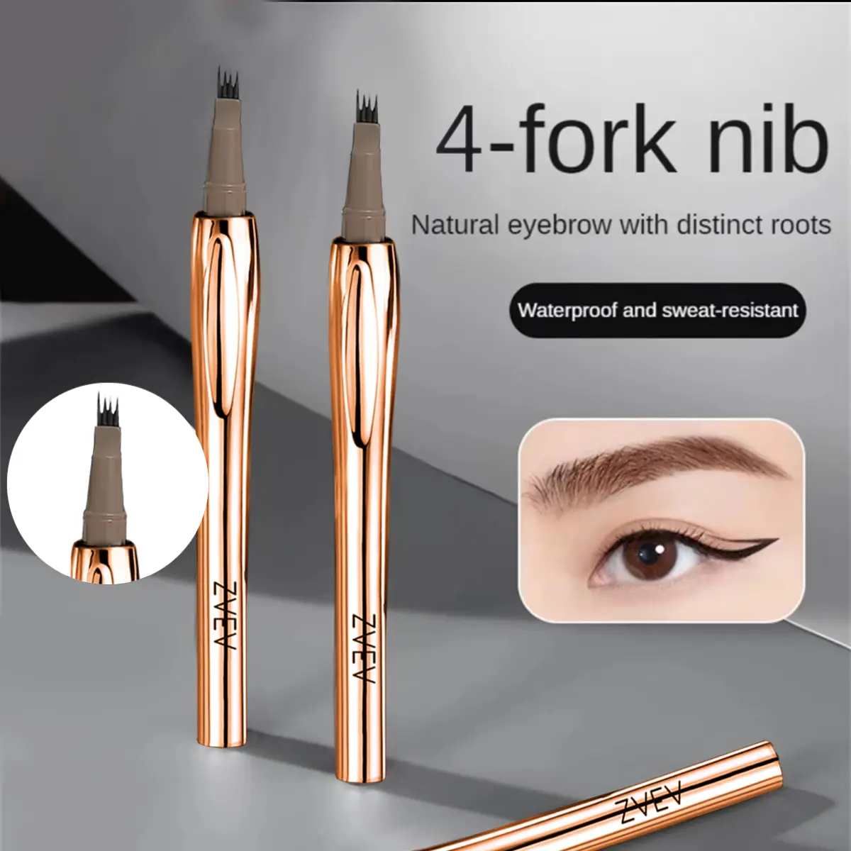 ZVEV Four-pronged eyebrow pencil
