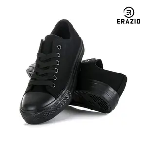 SEPATU SEKOLAH ANAK HITAM POLOS UKURAN 33-43 TERMURAH Fashion