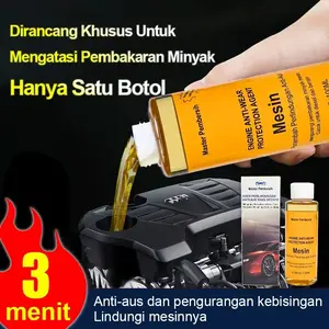 【DR】Agen pelindung anti-aus mesin, pengurangan kebisingan, anti-getaran dan ketenangan yang kuat, aditif oli khusus, tidak perlu membongkar dan membersihkan untuk menghilangkan endapan karbon dan mengurangi kebisingan  COD