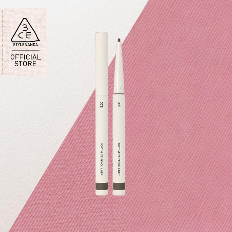 [FS] Bút chì kẻ mắt 3CE 0.1g mềm mại Soft Mute Pencil Liner 0.1 g
