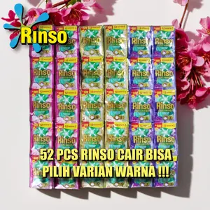 (52 PCS - PILIH VARIAN) Rinso Cair Kemasan 20 Gram