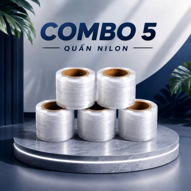 Combo 5 Quấn Cán Nilon Vợt Cầu Lông, Pickleball, Tennis Chống Thấm Mồ Hôi Bảo…