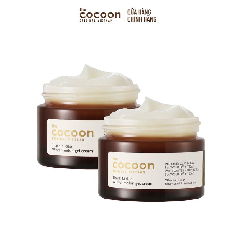 COMBO 2 Thạch bí đao Cocoon cấp ẩm và ngừa mụn 30ml
