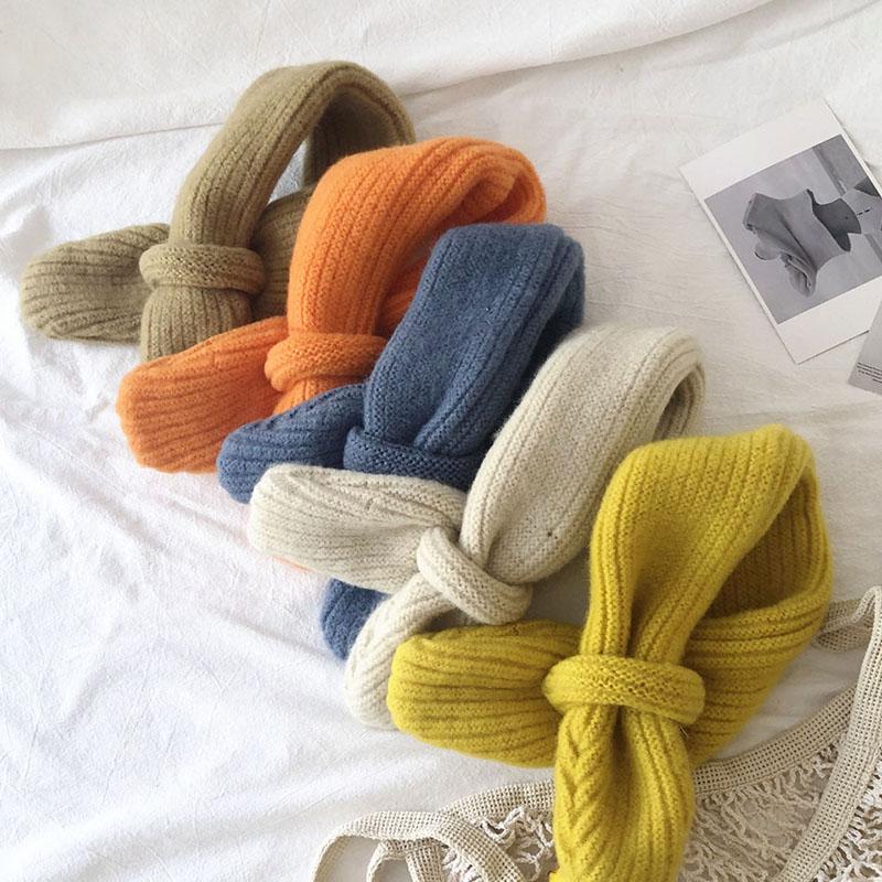 Product Introduction of Soft Knitted Kids Scarf Winter Warm Infant Toddler Neck Warm Girl Boy Scarves 3