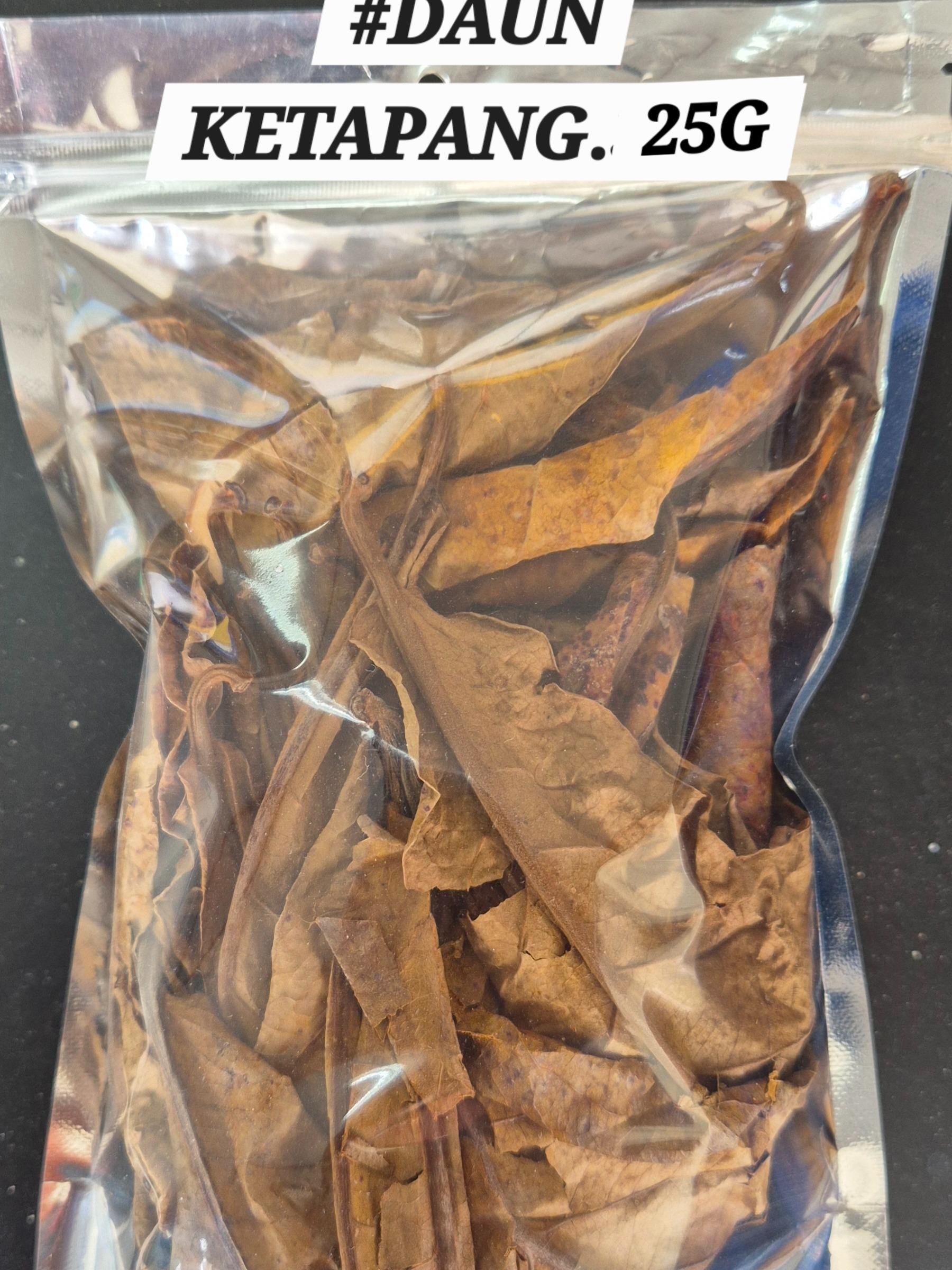 Daun Ketapang 25gram Aquarium Fish Tropical Almond Leaf Akuarium Ikan Catappa Country Indian Malabar Sea Beach Terminalia Betta Fighting Discus Gourami Killifish Tetra Cichlid Kerdil Corydoras Plecost