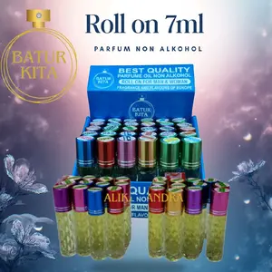 parfume roll on 7ml non alkohol 1 box isi 30 pcs tahan lama Uniseks Wangi Parfum Wanita Perfume Perempuan Laki-Laki