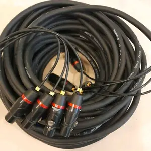 (30meter) Kabel Snake 4Ch Seneke Cable 4 Channel Xlr Male ke Female - Konektor SpL Audio Cowok/Cewek