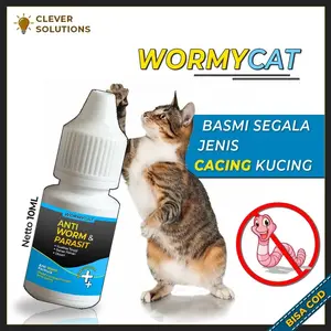 Obat Cacing Kucing WORMYCAT Obat Anti Infeksi Cacing Kucing