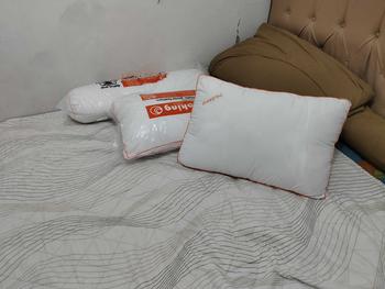 Product Review of 2 Bantal dan 1 Guling Nicoking Mewah Bantal Guling Tidur Kepala Premium Hotel Exlusive Luxury Mewah Lembut Tebal Terbaik Bukan Brendis from S**f 3