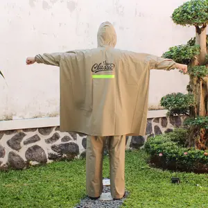 Jas Hujan Dewasa Super Jumbo Big Size Ponco Celana Elmondo E718 Classic Mirip Prima