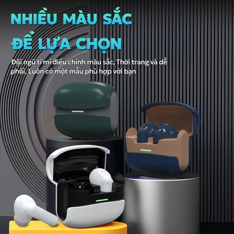 X6 Mới Nhất ENC Tai Nghe [2 Quà tặng] 1 Nhãn dán hoạt hình+1 Bao tay chơi game, Thiết kế viên nang không gian, Âm thanh nổi cấp độ HiFi, Mic tích hợp chống nước IPX5, Giảm tiếng ồn, Tương thích với iPhone và Android | BigBuy360 - bigbuy360.vn