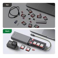 Promo UGREEN Card Reader USB Type C dengan Storage 6x SD 4x TF 1x Sim ...
