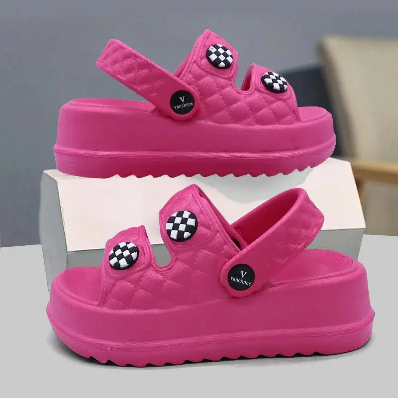 Sandal Slip-On Anak Cewek Sendal Anak Perempuan Karet Empuk Kekinian Bandua Wedges